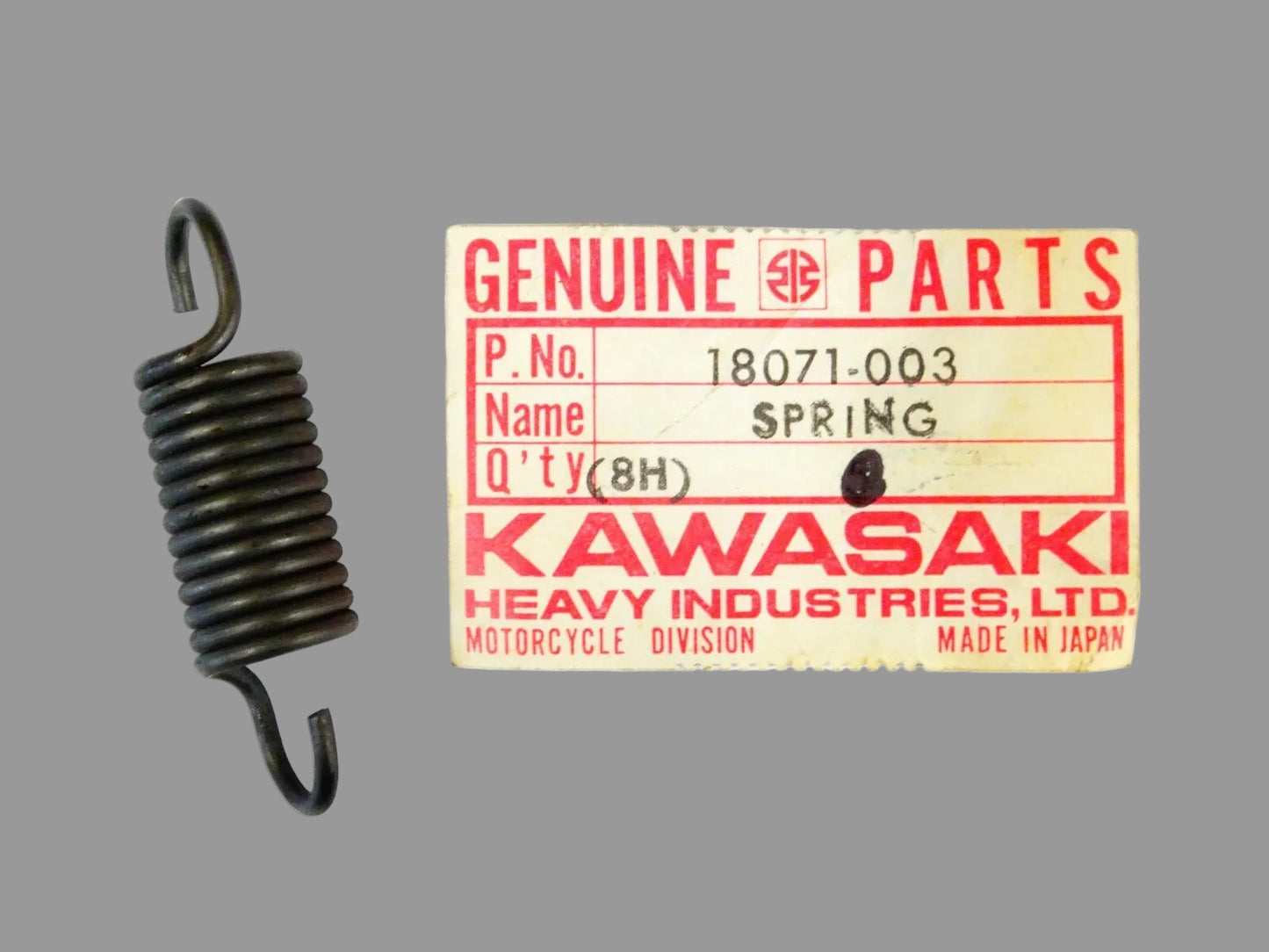 KAWASAKI KX KDX G3 F 1 2 4 5 6 7 8 11 MUFFLER CONNECTING SPRING 18071-003