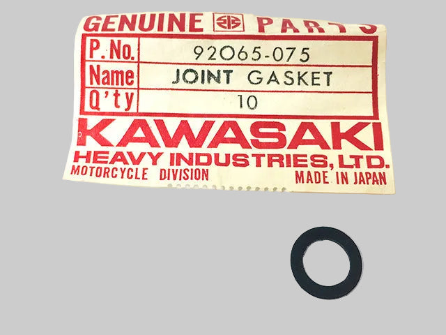KAWASAKUI KV75 MT75 FUEL COCK JOINT GASKET 92065--075