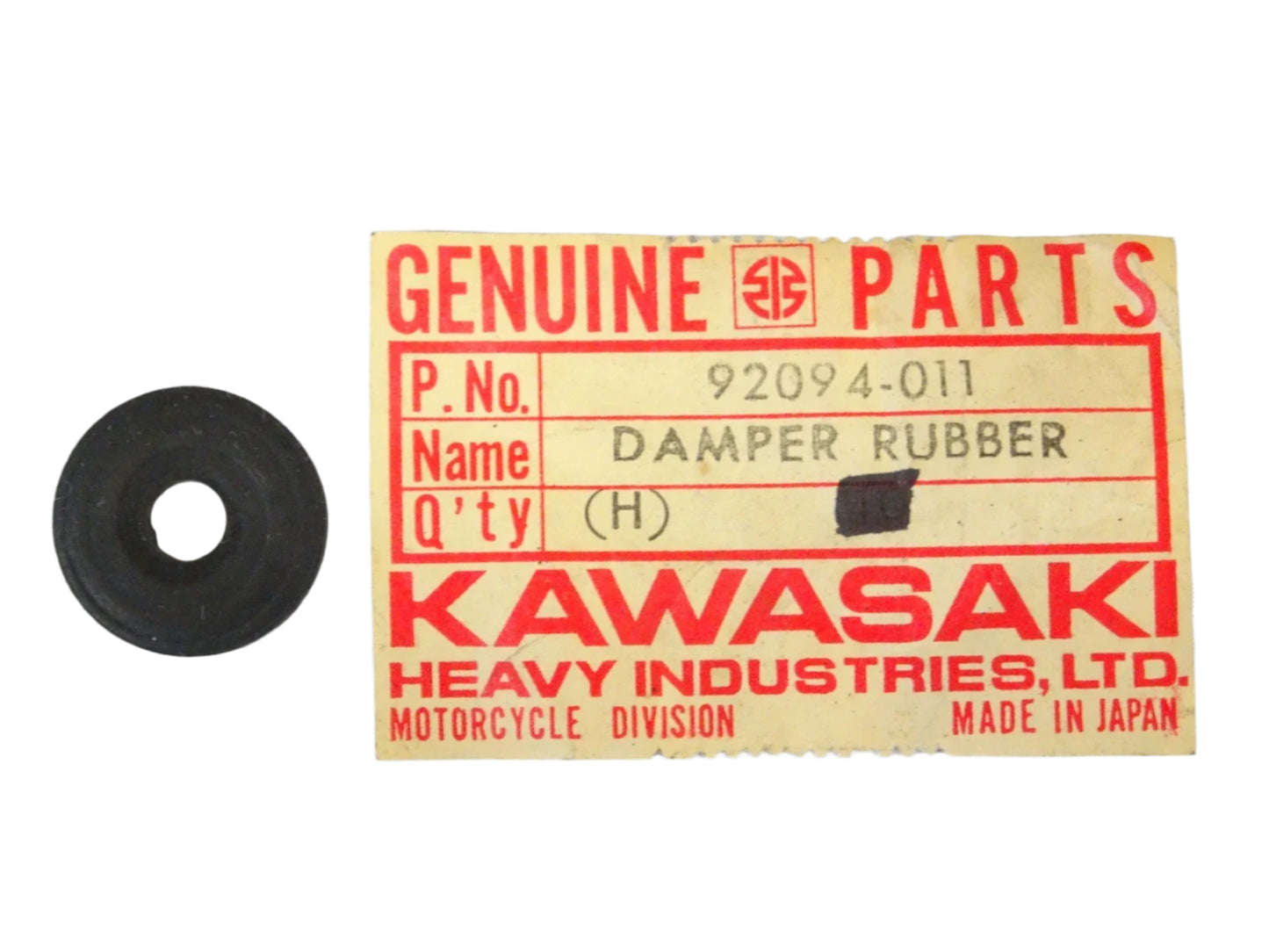 KAWASAK S1 S2 S3 Z1 G4 KE KH KL KM KS RUBBER DAMPER 92094-011