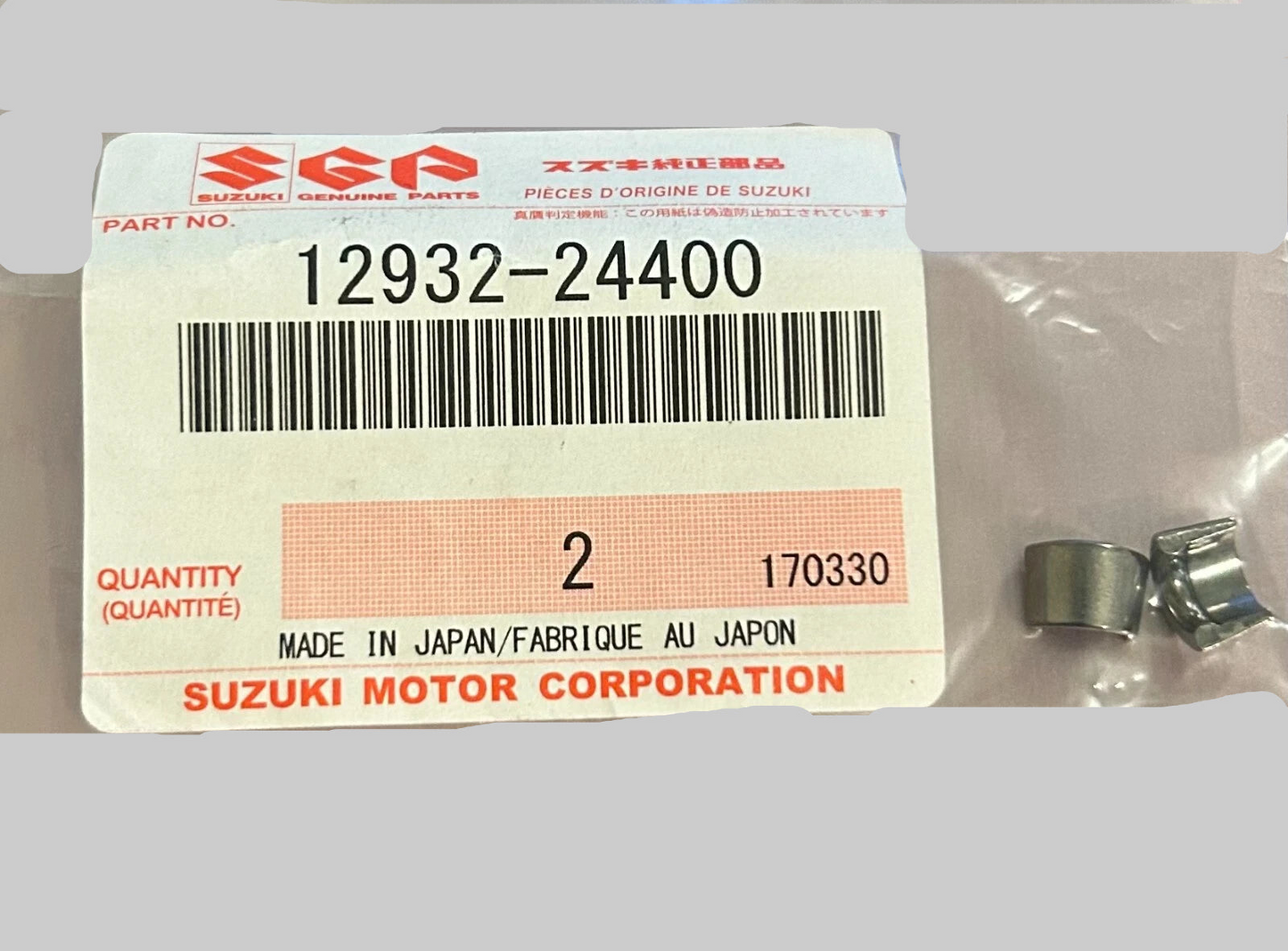 SUZUKI Many Models Factory Intake Exhaust Valve Cotters Set/2 12932-24400