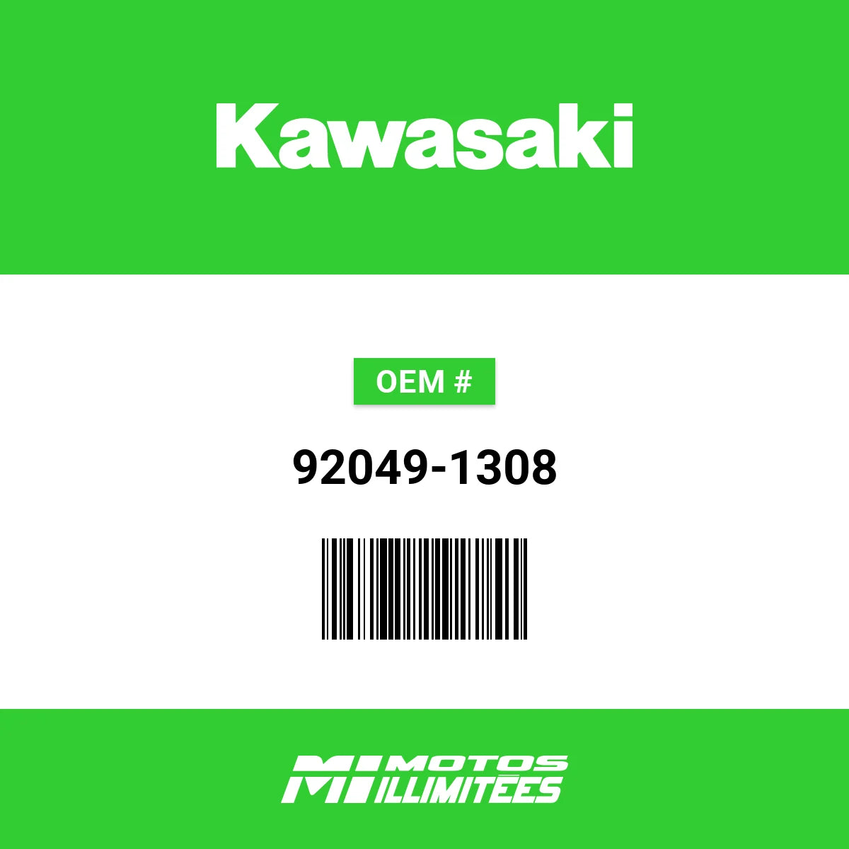 KAWASAKI ZZX6 ZX6R VALVE 01L SEAL 92049-1308,