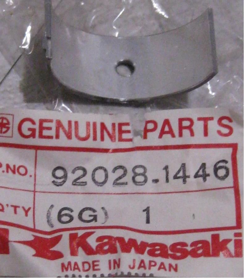 KAWASAKI ZX750 MAIN BEARING / BUSHING ( BLAACK ) 92028-1446