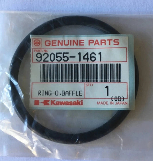 KAWASAKI KX 80 100 125 250 MUFLER BAFFLE PIPE ORING 92055-1461