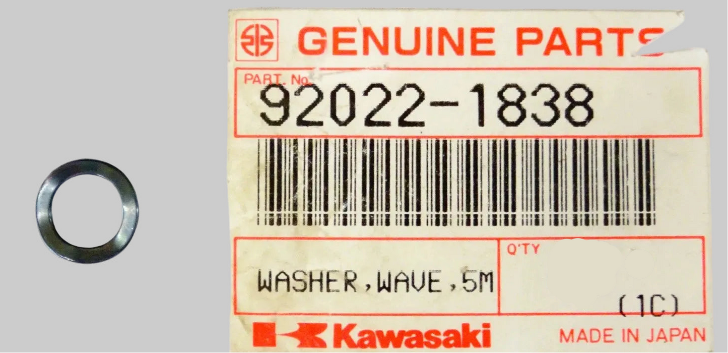 KAWASAKI WAVE WASHER SHIM 92022-1838