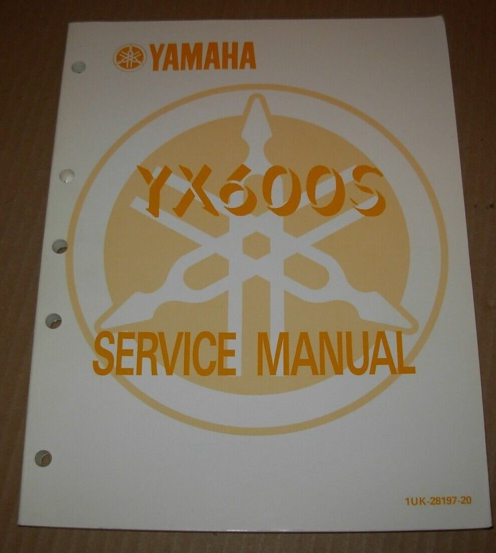 YAMAHA YX600S YX600 S 1986 Service Manual 1UK-28197-20 #B164