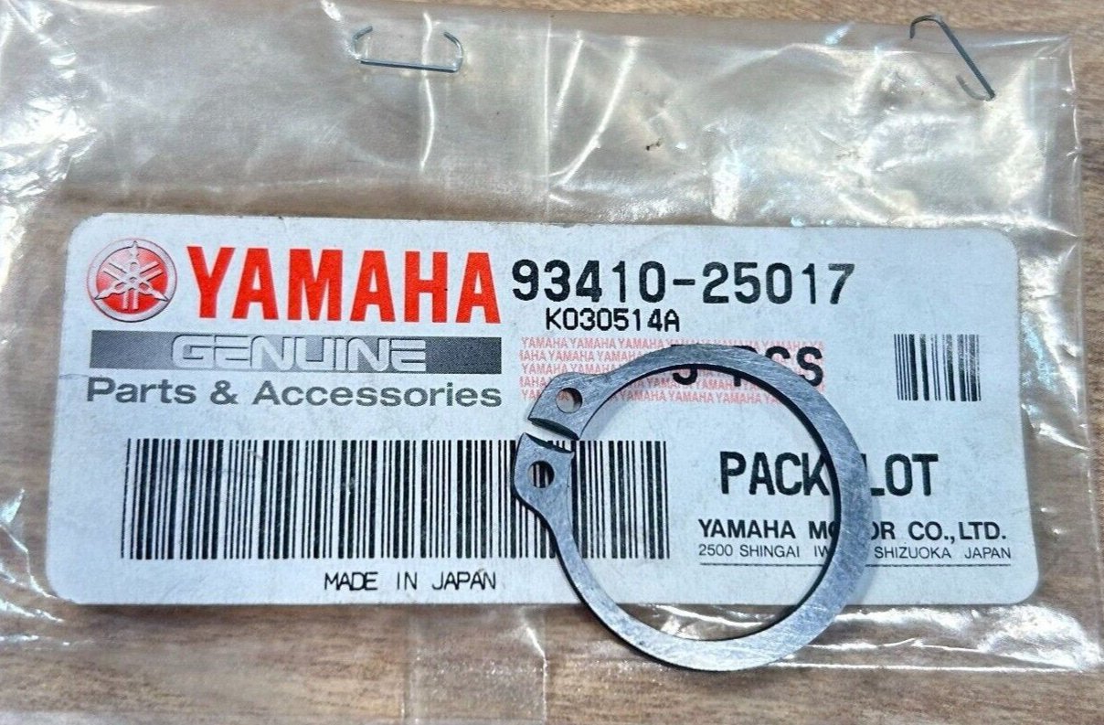 YAMAHA Many Models Factory Circlip 93410-25017