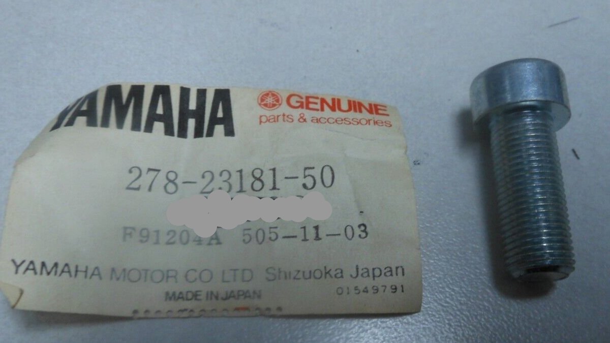 YAMAHA YZ 80 125 250 400 BW DS7 DT 1 2 3 FZR XV FRONT FORK ALLEN BOLT 278-23181-50