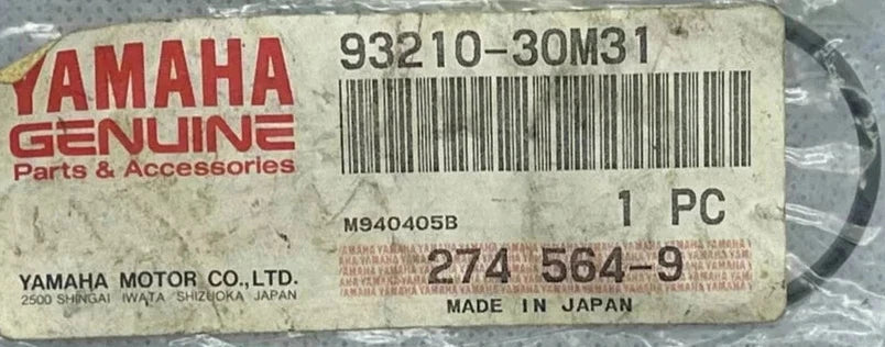YAMAHA Factory O'Ring 93210-30M31