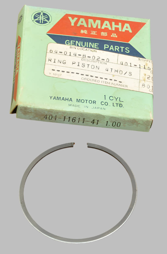 YAMAH A MX125 YZ125 1 mm o/s PISTON RING 401-11611-41
