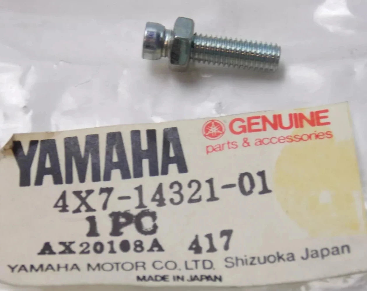 YAMAHA THROTTLE SCREW 4X7-14321-01