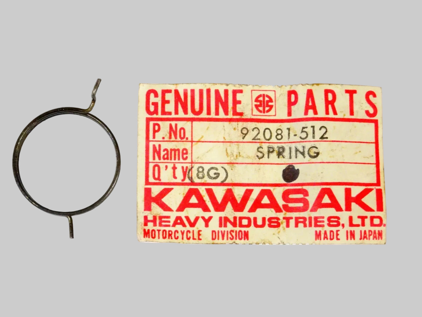 KAWASAKI INVADER DRIFTER INVADER SNOWMOBIE PULL START PAWL RETURN SPRING 92081-512