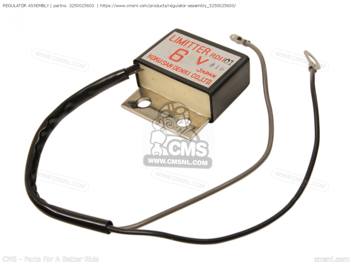 SUZUKI A DS GN RV SP TC TS CHARGING SYSTEM REGULATOR 32500-25600