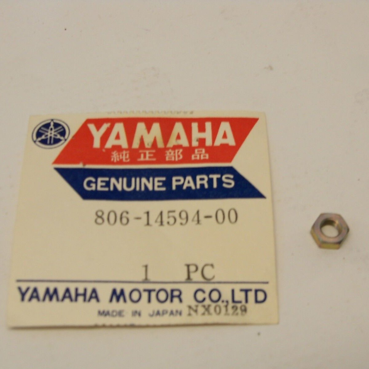 YAMAHA SL338 SL369 GP396 GP643 SR643 GP433 SR433 CARBURATOR NUT 806-14594-00