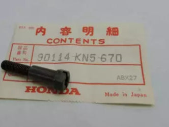 HONDA XR80 XR100 XR200 XR250 XR600 Factory Lever Pivot Flange Bolt 90114-KN5-670