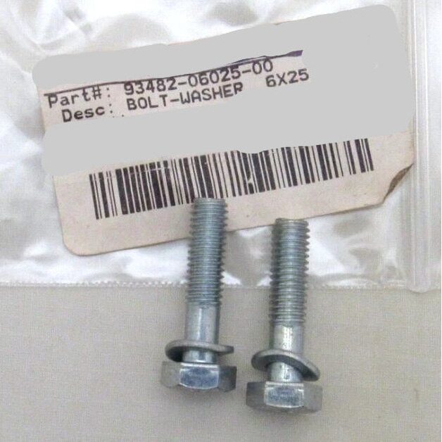HONDA CB125 CB550 CB750 NA50 Factory Bolt & Washer 6x25 93482-06025 / 93482-06025-00