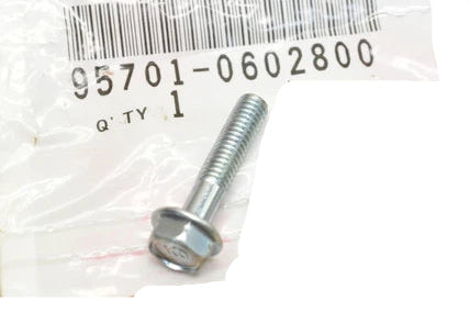 HONDA Many Models Factory Flange Bolt 6x28 mm 95701-06028-00 / 95900-06028-00 / 95900-06028
