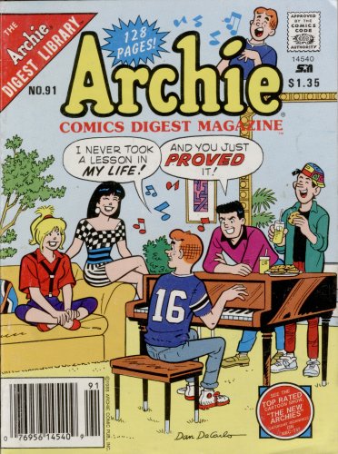 ARCHIE COMICS DIGEST MAGAZINE 128 PAGES # 91