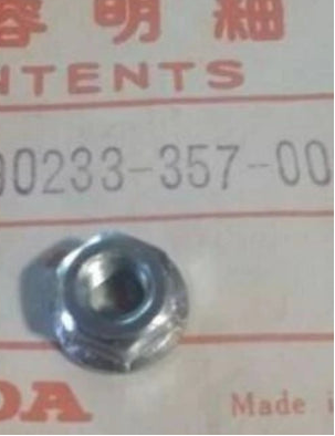 HONDA 6 mm FLANGE NUT 90233-357-000