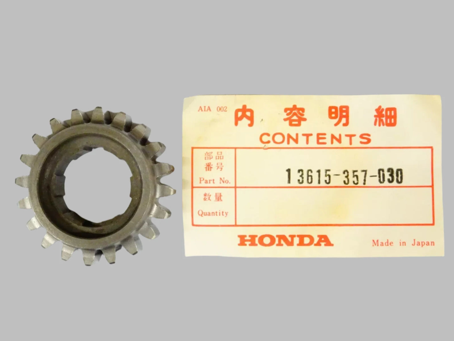 HONDA CR250M PRIMARY DRIVE GEAR 13615-357-030