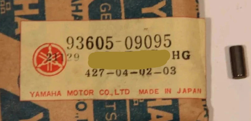 YAMAHA TX500 XS400 XS500 Factory Dowel Pin 93605-09095