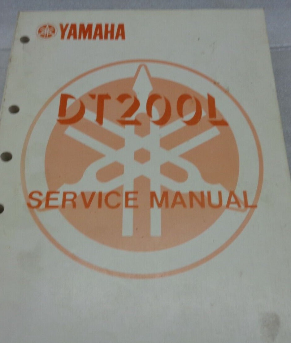 YAMAHA DT200L DT200 L 1984 Service Manual  40R-28197-70  #B189
