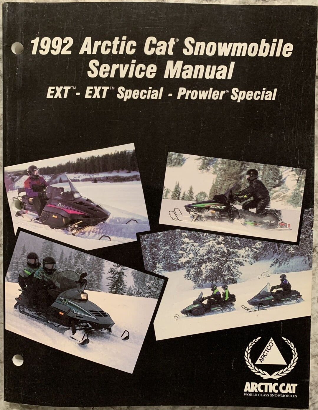 ARCTIC CAT 1992 SNOWMOBILE EXT EXT Special Prowler Special Service Manual 2254-733 #B78