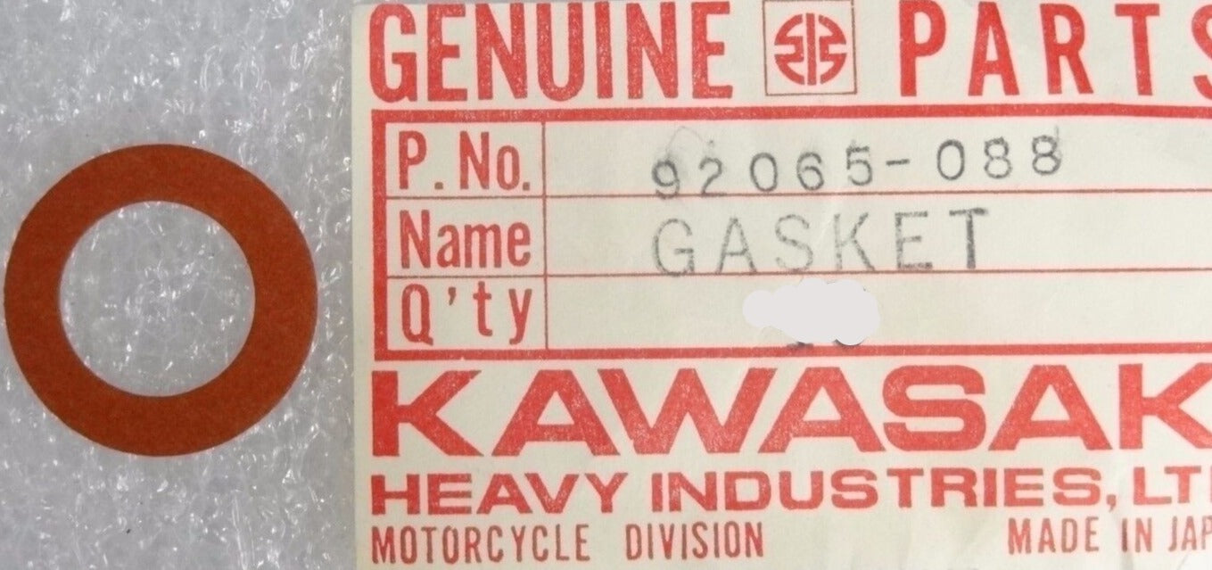KAWASAKI F12M KX400 KX450 Factory Drain Plug Gasket 92065-088