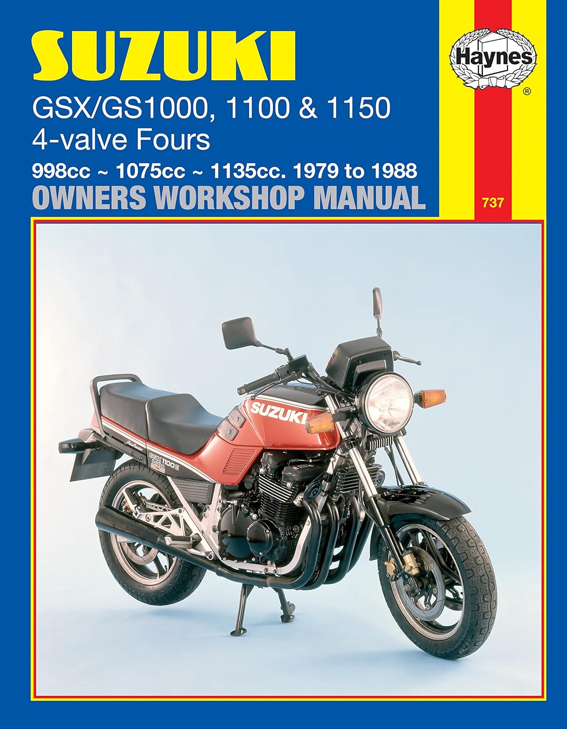 SUZUKI HAYNES 737 1979 - 1988 GSX GS 1000 11100 1150 SERVICE MANUAL