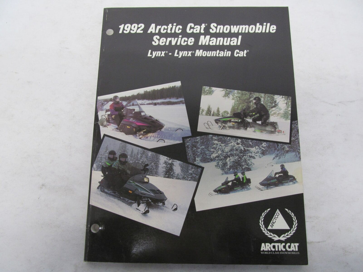 ARCTIC CAT 1992 SNOWMOBILE Lynx - Lynx Mountain Cat Service Manual 2254-735 #B76