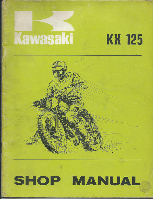1974 KAWASAK KX125 SERVCE MANA 9999 7-708