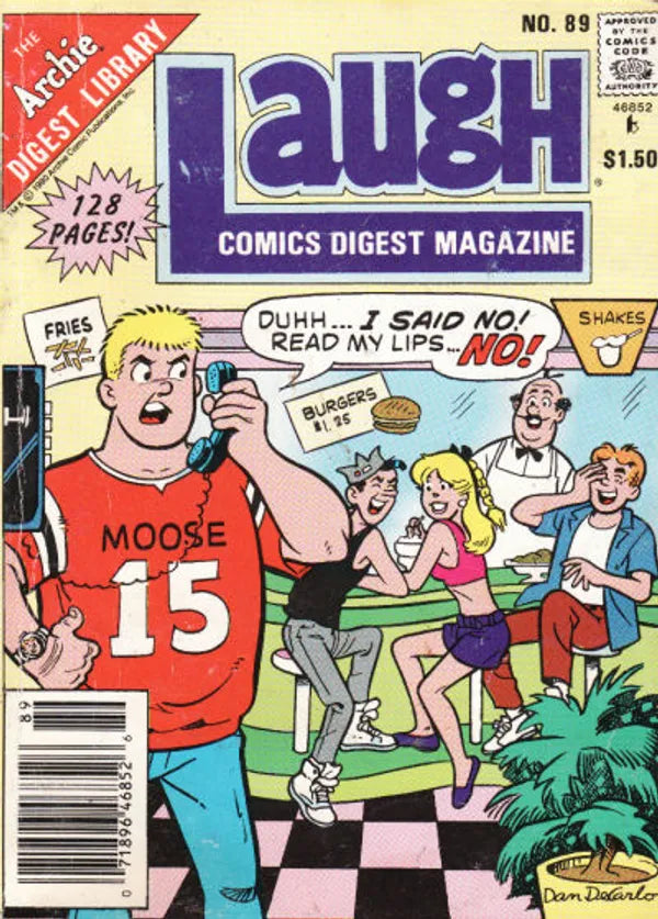 LAUGH COMICS DIGEST MAGAZINE 128 PAGES # 89