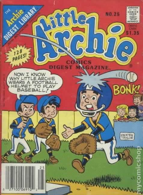 LITTLE ARCHIE COMICS DIGEST MAGAZINE 128 PAGES # 25