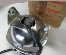 Genuine Suzuki NOS Headlamp Bracket Pair – Fits GT185, TS125, TS185, TC125, TC185 – Chrome, Front Left & Right