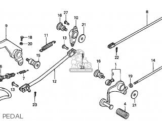 HONDA VT750 Shadow Factory Gearshift Pedal 24705-MBA-670