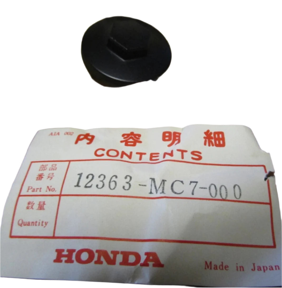 HONDA VALVE COVER CAP / TIMING MARK CAP 12363-MC7-000