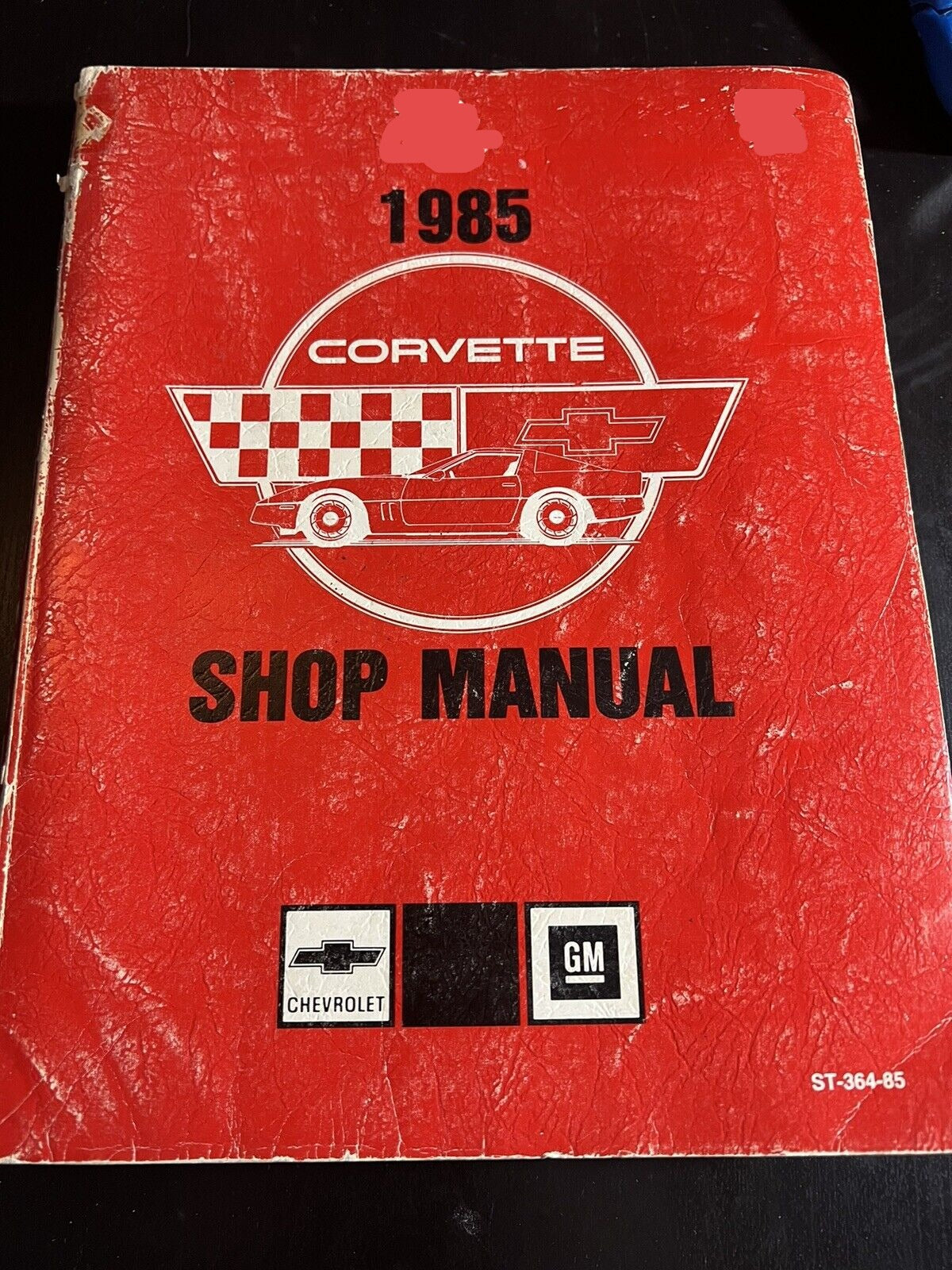 1985 CHEVROLET CORVETTE Shop / Service Manual ST-364-85 #B10