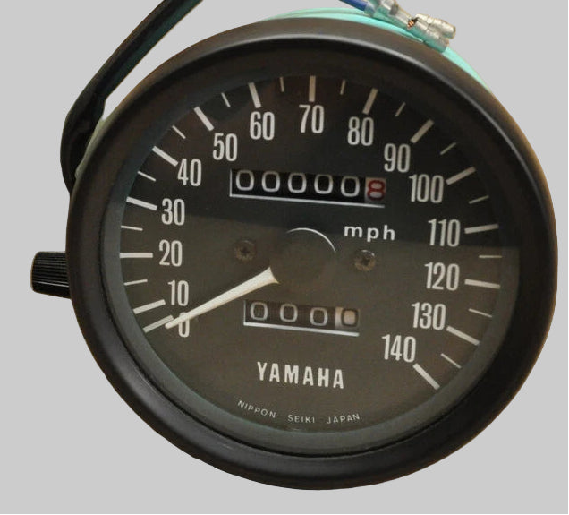 YAMAHA XS500 XS650 XS750 Speedometer Assembly KM/H MPH 1J3-83570-71