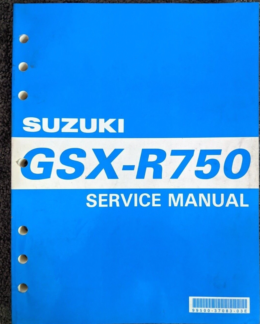 SUZUKI 1995-1999 GSX-R750 Service Manual 99500-37083-01E / 99500-37112-01E / 99500-37120-01E #B86