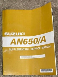 SUZUKI AN650/A K5 2005 Supplementary Service Manual 99501-36110-01E #B105