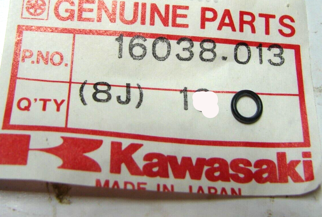 KAWASAKI KZ400 Factory Carburetor Main Jet O'Ring 16038-013