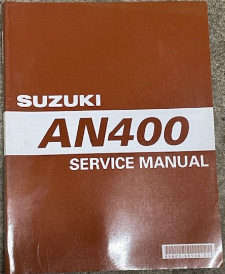 SUZUKI AN400 K7 2007 Service Manual 99500-34100-01E #B114