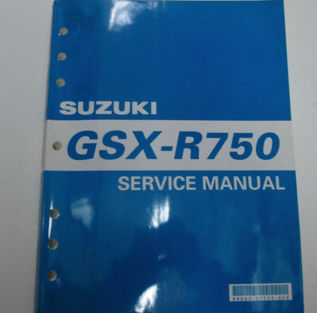 SUZUKI 2000 on GSX-R750 FACTORY SERVICE MANUAL99500-37112-01E