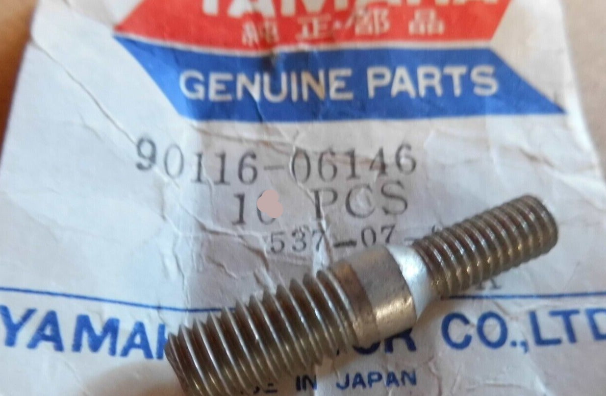 YAMAHA DT100 DT125 DT250 DT360 DT400 TY250 EXHAUST STUD 90116-06146