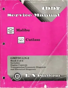1997 CHEVROLET Malibu OLDSMOBILE Cutlass Service Manual Book 2 GMP/97-LN-2 #B2
