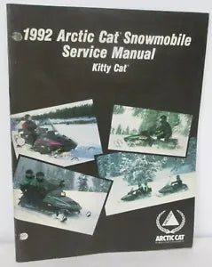ARCTIC CAT 1992 SNOWMOBILE Kitty Cat Service Manual 2254-728 #B58