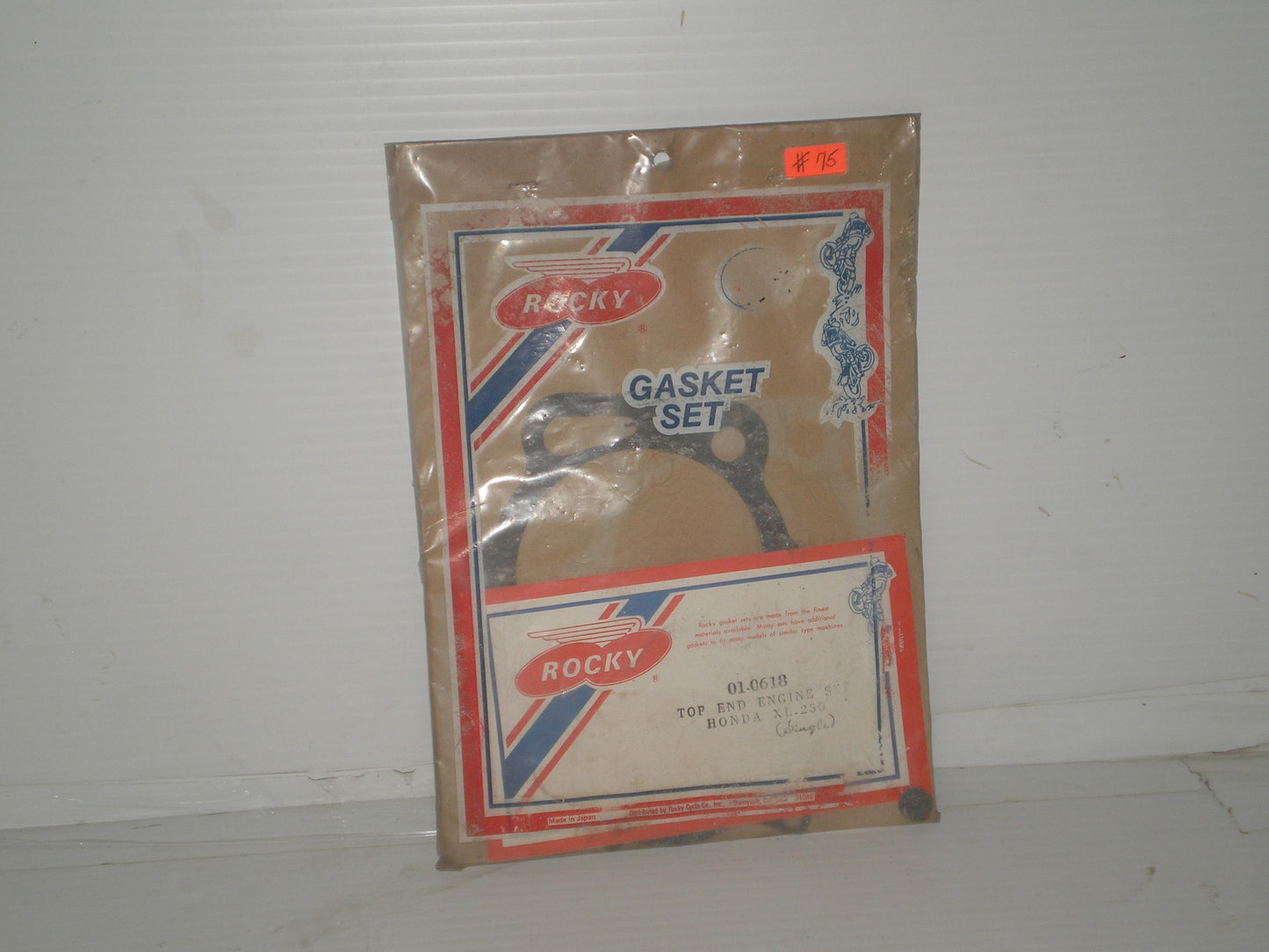 HONDA XL250 Top End Gasket Set Rocky # 01-0618 #75
