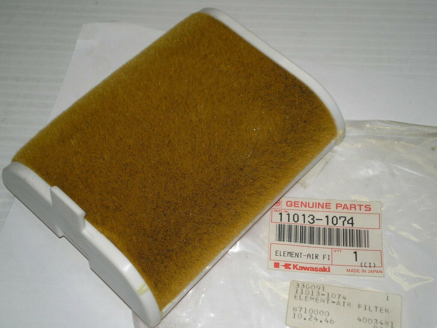 KAWASAKI ZX1100 GPz 1983-1984 Air Filter Element 11013-1074