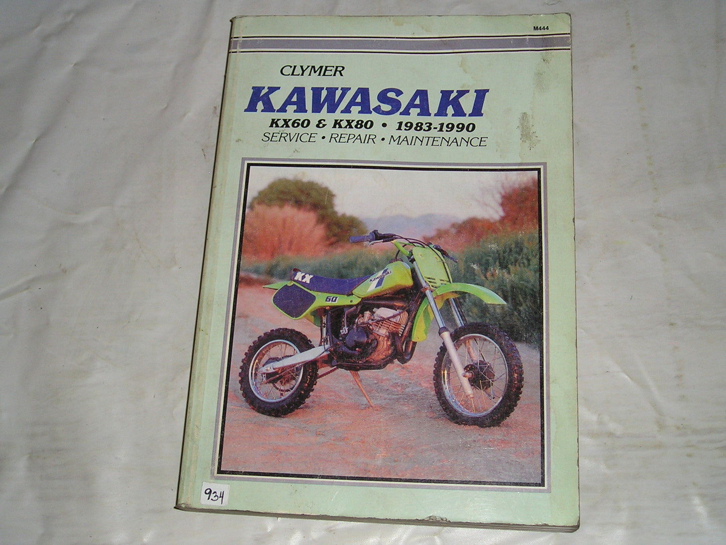KAWASAKI KX60 KX80 1983-1990 Clymer Service Manual M444 #934