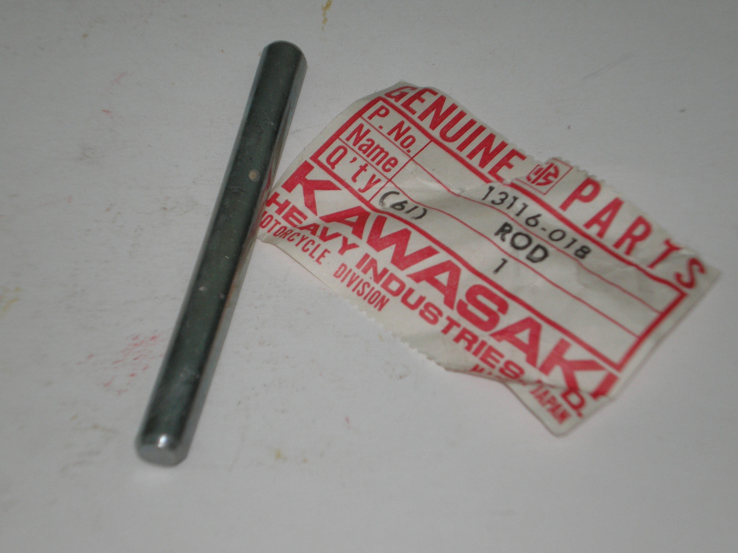 KAWASAKI F6 F7 KD175 KE175 Factory Clutch Push Rod (Short) 13116-018