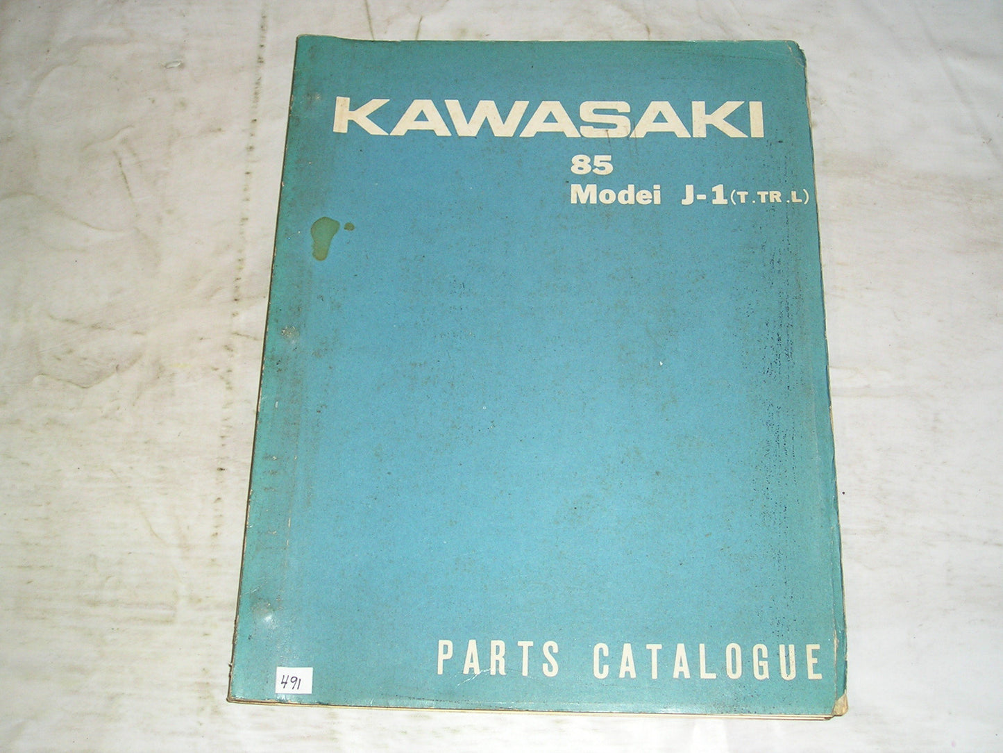 KAWASAKI J-1 J1 L TL TRL 85cc 1965-1967 Parts Catalogue 6910 #491